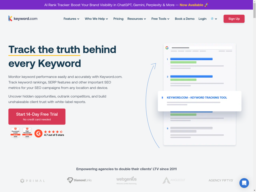 Keyword.com screenshot 1
