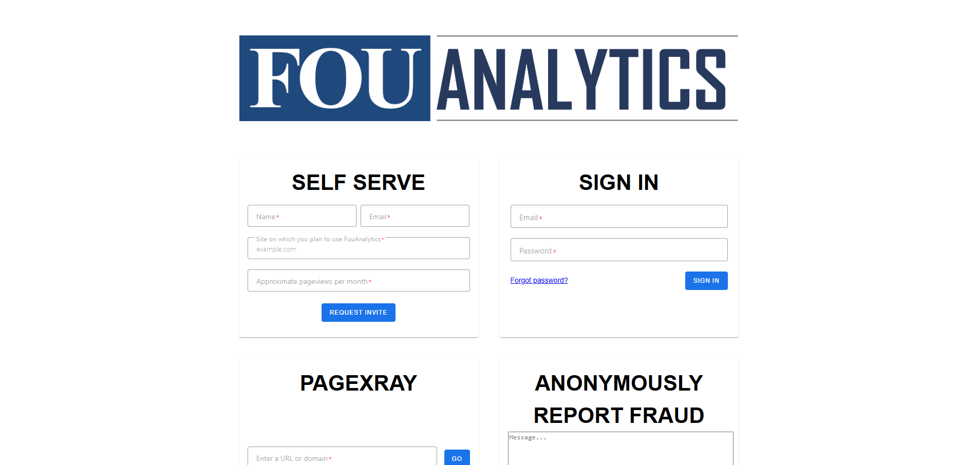 Fou Analytics screenshot 1