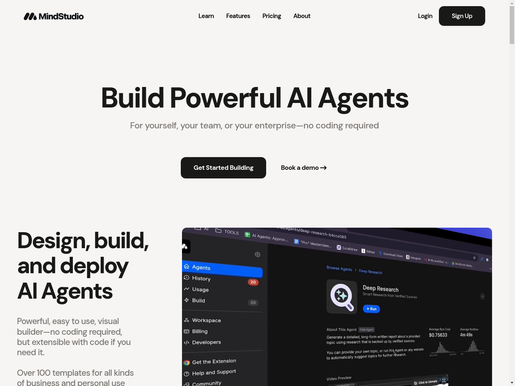 MindStudio screenshot 1