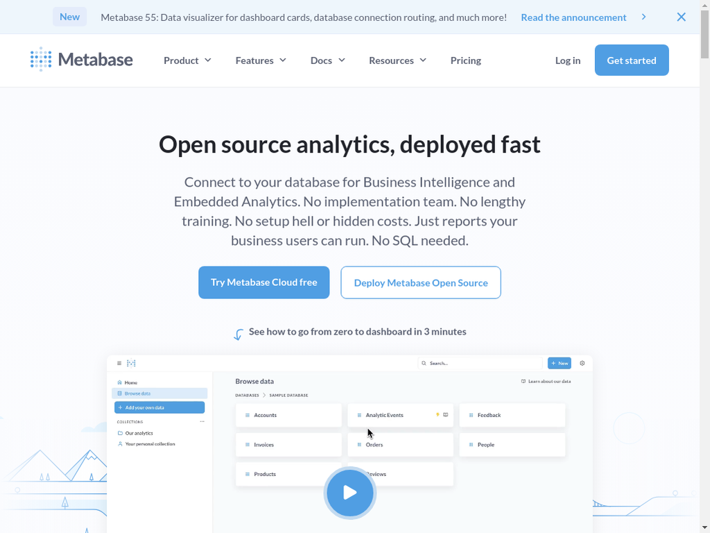 Metabase screenshot 1