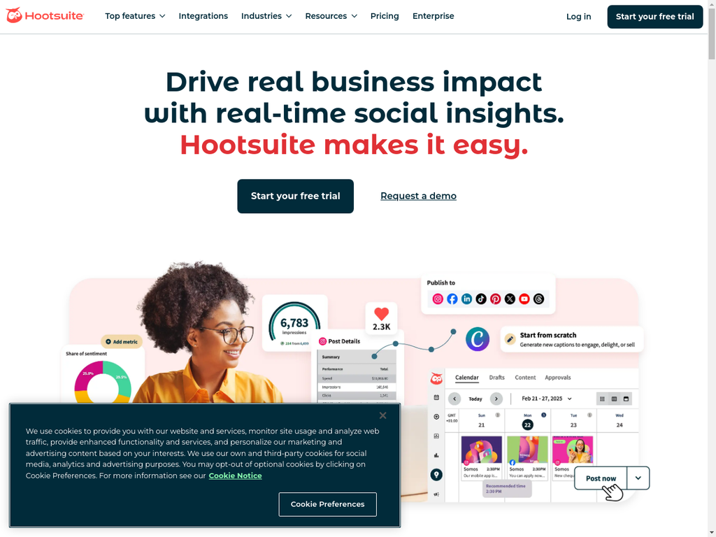 Hootsuite screenshot 1